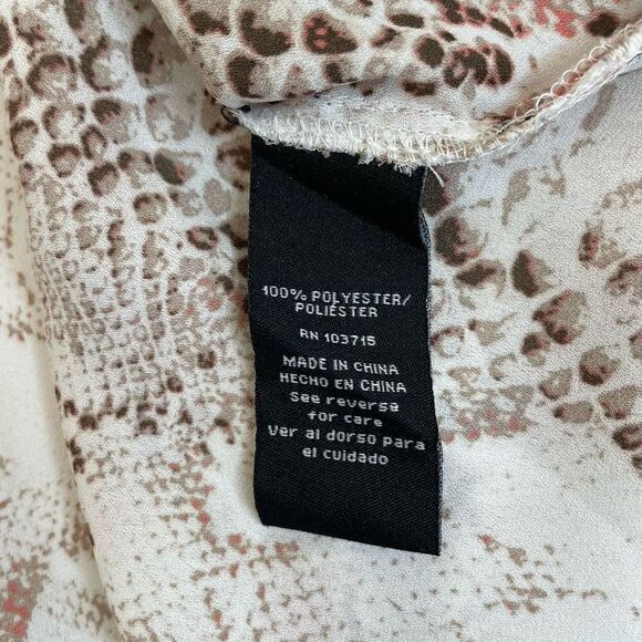 New!Zac&Rachel| 2XLarge| VNeck| Snake Print| Side Slits - Picture 8 of 13